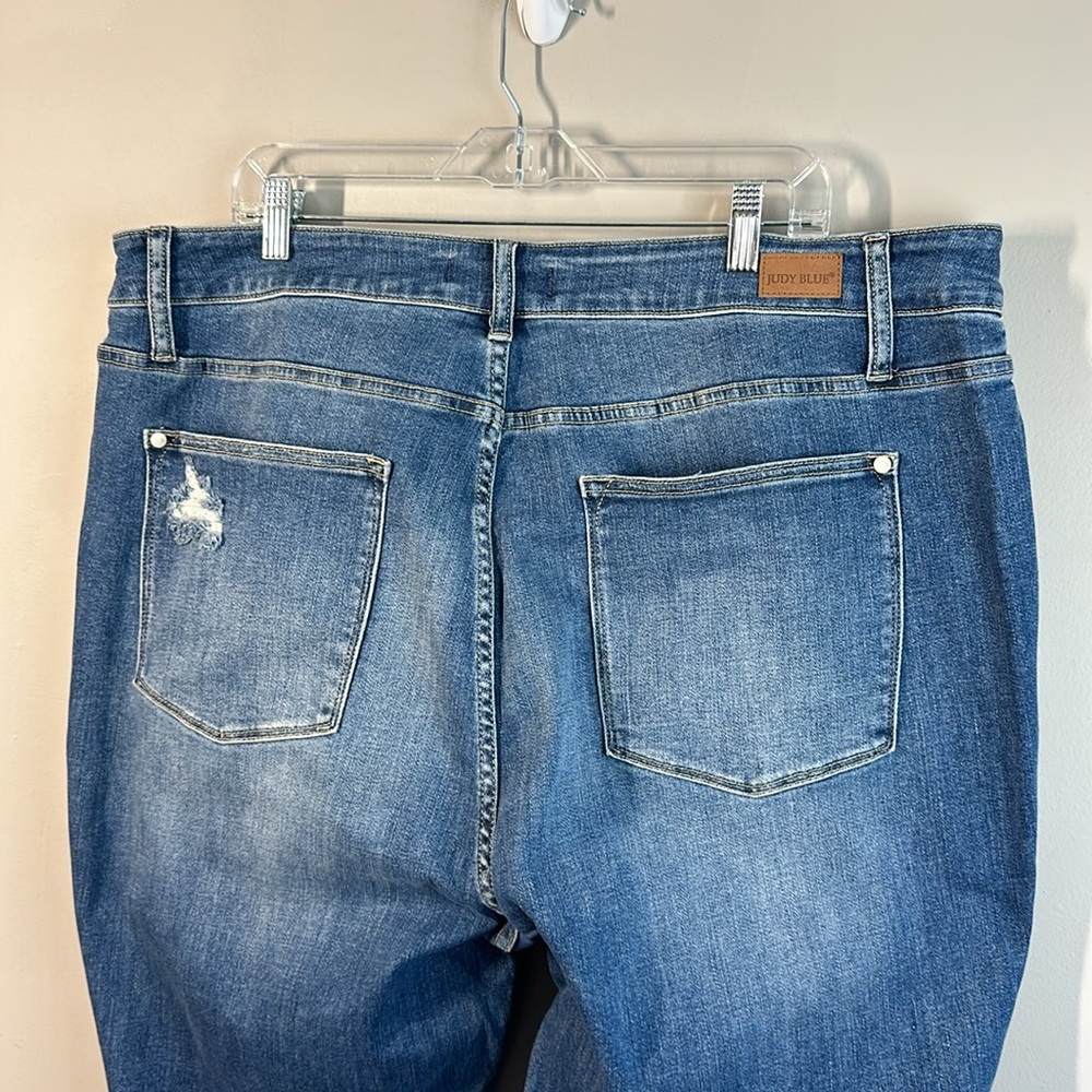 Judy Blue Skylar High Waist Hem Detail Skinny Jeans Size 24W - Picture 11 of 16
